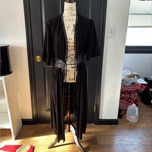 Black Women's Kimono Cover Up
